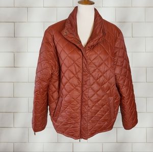 Old Navy XL Tall Orange Puffer Coat